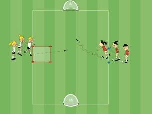 Feld-Diagramm: 1:1 seitlich