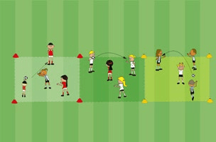 Feld-Diagramm: Feuerball (Tupfball)